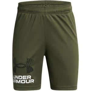 imageUnder Armour Boys Tech Logo ShortsShorts390 Marine Od Green   Black