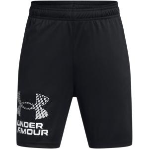imageUnder Armour Boys Tech Logo ShortsShortsBlack  Mod Gray001