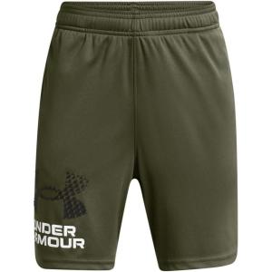 imageUnder Armour Boys Tech Logo ShortsShortsMarine Od Green  Black390