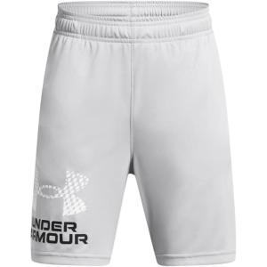 imageUnder Armour Boys Tech Logo ShortsShortsMod Gray  White011
