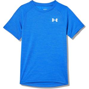 imageUnder Armour Boys Tech Textured Short Sleeve T Shirt400 Royal   White