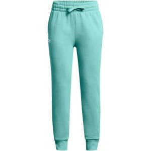 imageUnder Armour Girls Rival Fleece Joggers482 Radial Turquoise   White