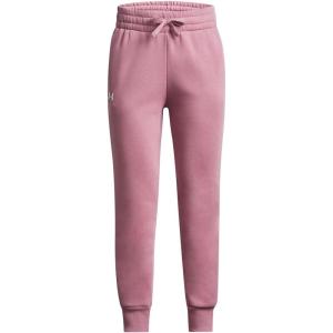 imageUnder Armour Girls Rival Fleece Joggers697 Pink Elixir   White