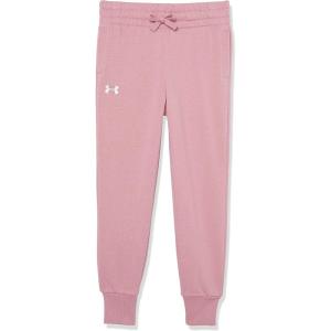 imageUnder Armour Girls Rival Fleece Joggers697 Pink Elixir Whitehusky