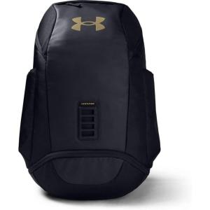 imageUnder Armour Mens Contain BackpackBlack 001Metallic Gold Luster