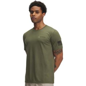 imageUnder Armour Mens Freedom Banner Short Sleeve T Shirt390 Marine Od Green   Black