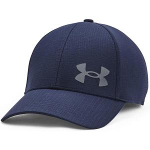 imageUnder Armour Mens Isochill ArmourVent Fitted Baseball CapAcademy Blue 408Pitch Gray
