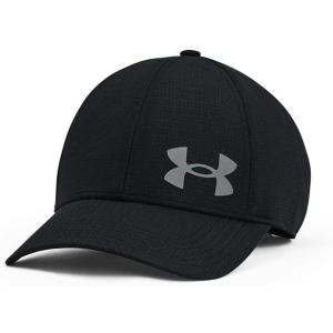 imageUnder Armour Mens Isochill ArmourVent Fitted Baseball CapBlack 001Pitch Gray