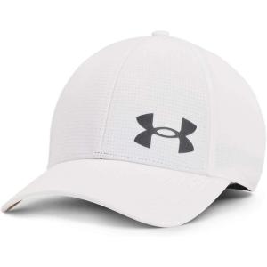 imageUnder Armour Mens Isochill ArmourVent Fitted Baseball CapWhite 100Pitch Gray