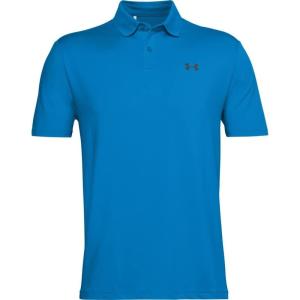 imageUnder Armour Mens Performance 20 Golf PoloElectric Blue 428Pitch Gray