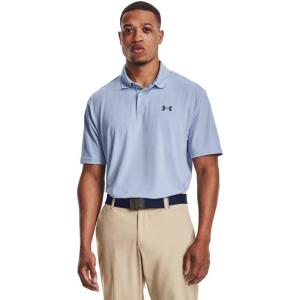 imageUnder Armour Mens Performance 20 Golf PoloIsotope Blue 438Pitch Gray