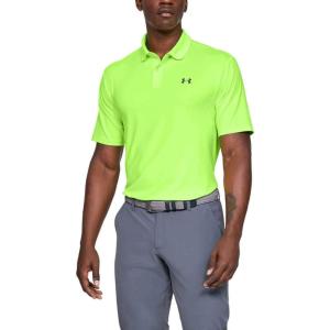 imageUnder Armour Mens Performance 20 Golf PoloLime Light 884Pitch Gray