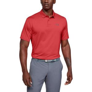 imageUnder Armour Mens Performance 20 Golf PoloMartian Red 646Pitch Gray