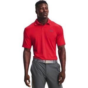 imageUnder Armour Mens Performance 20 Golf PoloRed 600Pitch Gray