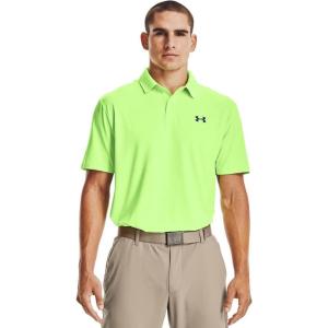 imageUnder Armour Mens Performance 20 Golf PoloSummer Lime 162Academy Blue