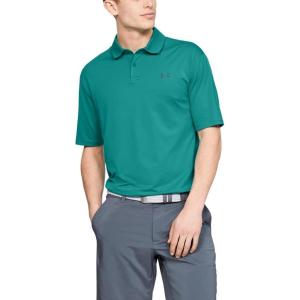 imageUnder Armour Mens Performance 20 Golf PoloTeal Rush 454Pitch Gray