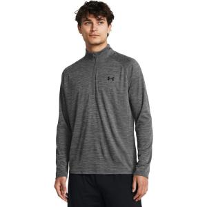 imageUnder Armour Mens Tech Textured Half Zip Long Sleeve025 Castlerock   Black