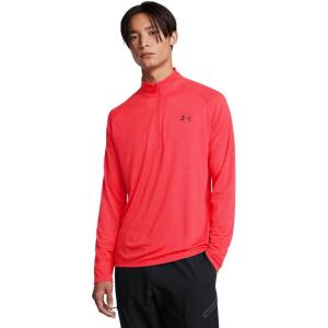 imageUnder Armour Mens Tech Textured Half Zip Long Sleeve713 Racer Red   Cardinal