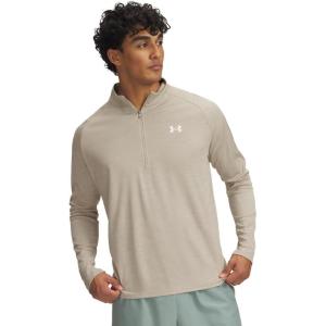 imageUnder Armour Mens Tech Textured Half Zip Long SleeveStreamBlack