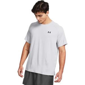imageUnder Armour Mens Tech Textured Short Sleeve T Shirt100 White   Black