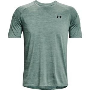 imageUnder Armour Mens Tech Textured Short Sleeve T ShirtEther Blue  Tonic  White