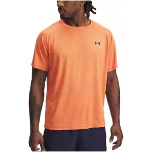 imageUnder Armour Mens Tech Textured Short Sleeve T ShirtSolar Orange  Dark Orange  White