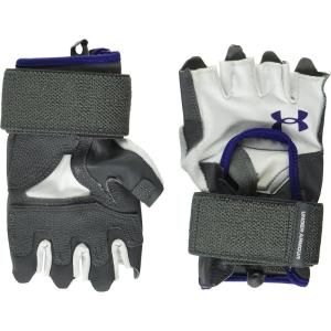imageUnder Armour Mens Weightlifting Glove006 Gray Mist  Pitch Gray  Sonar Blue
