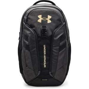 imageUnder Armour Unisex Hustle Pro Backpack Black 001Metallic Silver One Size Fits AllBlack Medium Heather 004Metallic Gold