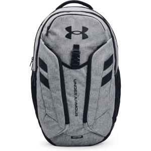 imageUnder Armour Unisex Hustle Pro Backpack Black 001Metallic Silver One Size Fits AllPitch Gray Medium Heather 012Black