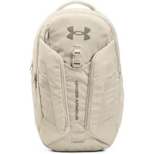 imageUnder Armour Unisex Hustle Pro Backpack Black 001Metallic Silver One Size Fits AllStone 279White