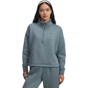 imageUnder Armour Womens Fleece Half Zip587 Jasper Blue   Jasper Blue