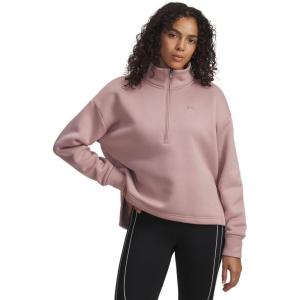 imageUnder Armour Womens Fleece Half Zip673 Tourmaline Pink   Tourmaline Pink