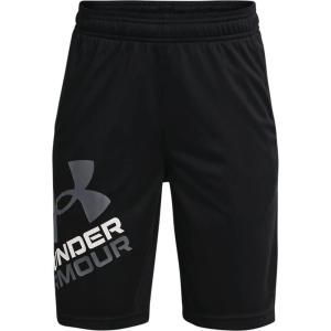 imageUnder Armour boys Prototype 20 Logo ShortsBlack 003Pitch Gray