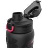 imageUnder Armour 18oz Grip Water Bottle Pro Lid Cover Silicone Body Grip Shatter Proof Stain ampamp Odor Resistant All Sports Baseball Basketball FootballCerise