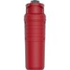 imageUnder Armour 24Oz Stainless Steel Water Bottle Insulated Carabiner Easy Carry Hook Leak Proof Kids ampamp Adults All Sports GymSolid Red