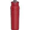 imageUnder Armour 24Oz Stainless Steel Water Bottle Insulated Carabiner Easy Carry Hook Leak Proof Kids ampamp Adults All Sports GymSolid Red