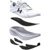 imageUnder Armour Mens Charged Assert 11 Sneaker100 WhiteWhiteBlack