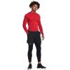 imageUnder Armour Mens ColdGear Compression MockRedWhite
