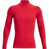 imageUnder Armour Mens ColdGear Compression MockRedWhite