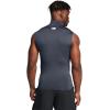 imageUnder Armour Mens HeatGear Armour Compression Mock Sleeveless044 Downpour Gray   White