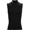 imageUnder Armour Mens HeatGear Armour Compression Mock SleevelessBlack 001White