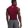imageUnder Armour Mens HeatGear Armour Compression Mock SleevelessCardinal 625White