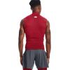imageUnder Armour Mens HeatGear Armour Compression Mock SleevelessFlawless 834White