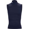 imageUnder Armour Mens HeatGear Armour Compression Mock SleevelessMidnight Navy 410White