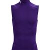 imageUnder Armour Mens HeatGear Armour Compression Mock SleevelessPurple 500White