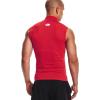 imageUnder Armour Mens HeatGear Armour Compression Mock SleevelessRed 600White
