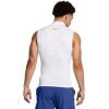 imageUnder Armour Mens HeatGear Armour Compression Mock SleevelessWhiteBlack