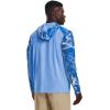imageUnder Armour Mens Isochill Shore Break Camo Hoodie474 Victory Blue  Carolina Blue  White