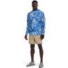 imageUnder Armour Mens Isochill Shore Break Camo Hoodie474 Victory Blue  Carolina Blue  White