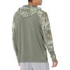 imageUnder Armour Mens Isochill Shore Break Camo Hoodie504 Grove Green  Colorado Sage  Lime Yellow